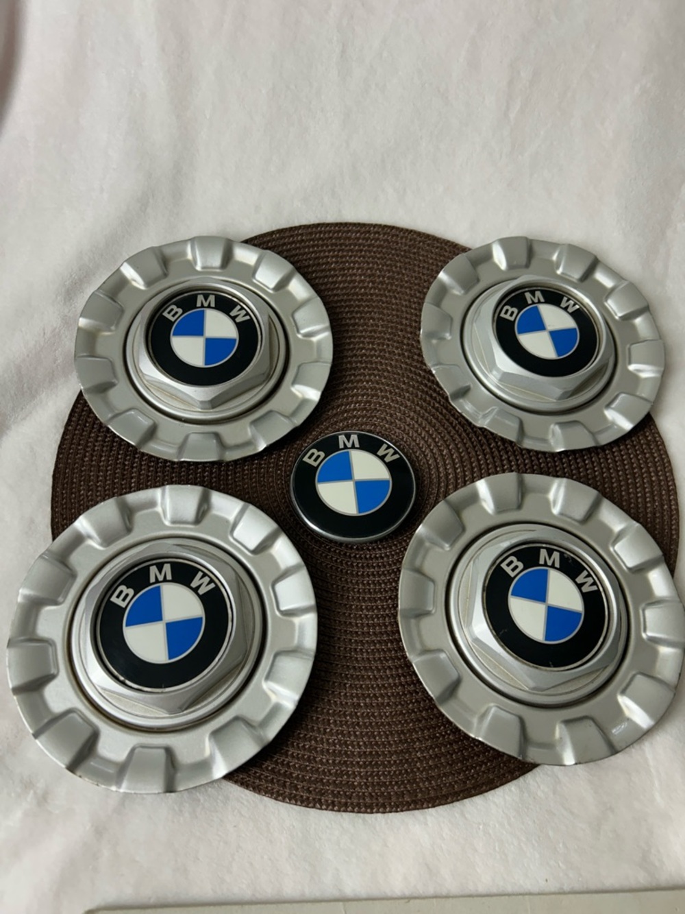 🖤BMW Center Cap #BMWC31 (Silver) & Emblem
